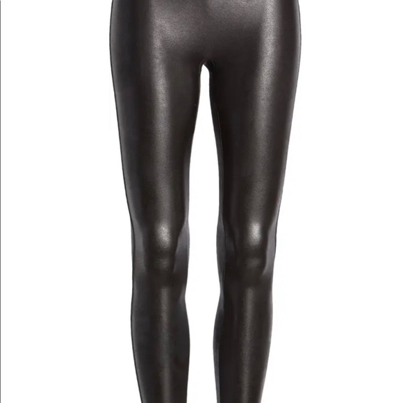 Spanx faux leather leggings size M - Picture 1 of 2